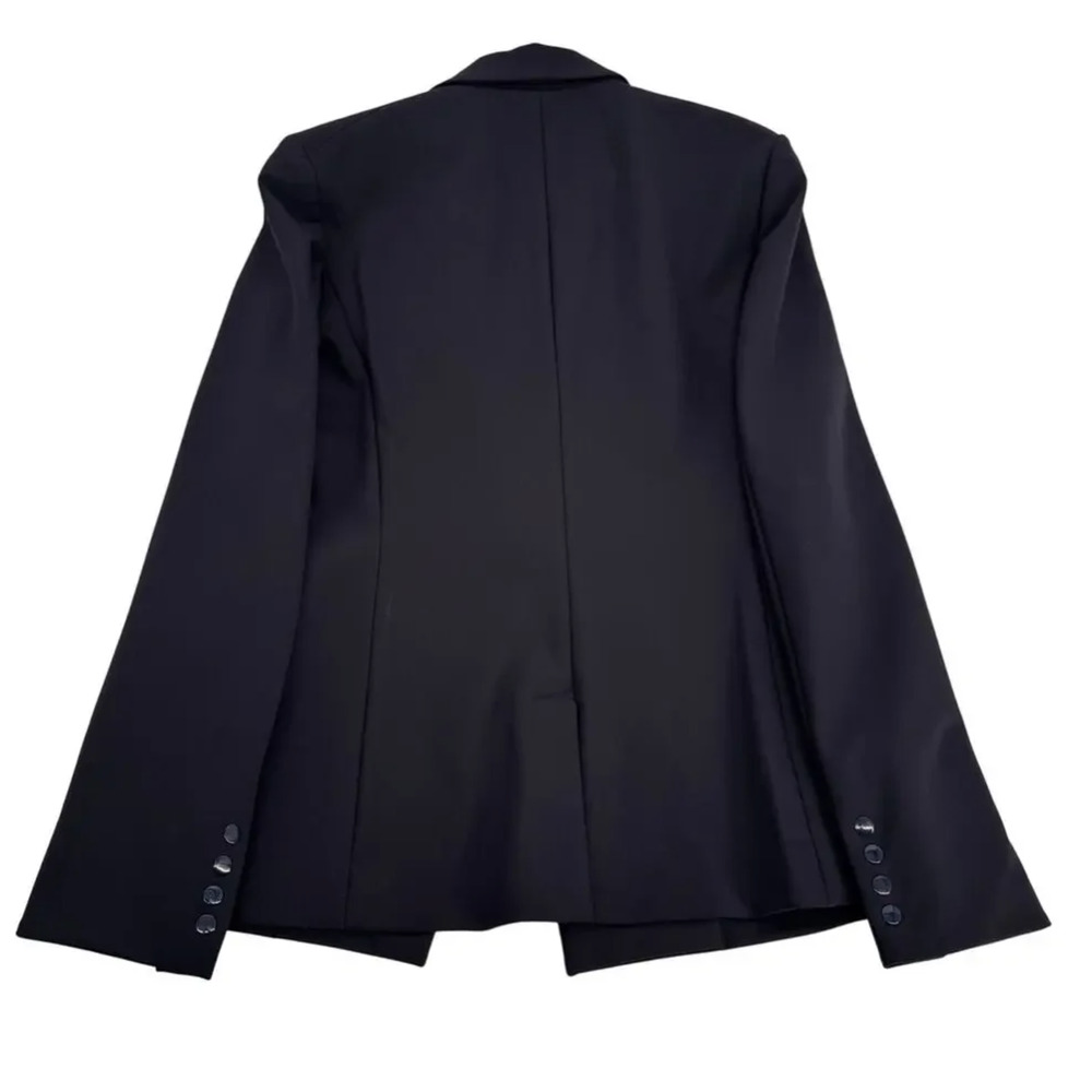 Veronica Beard 10 Iconic Scuba Dickey Jacket $645 BiStretch Blazer Navy NWT Blue - Picture 5 of 6